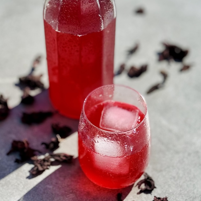 Hibiskus-Wasserkefir