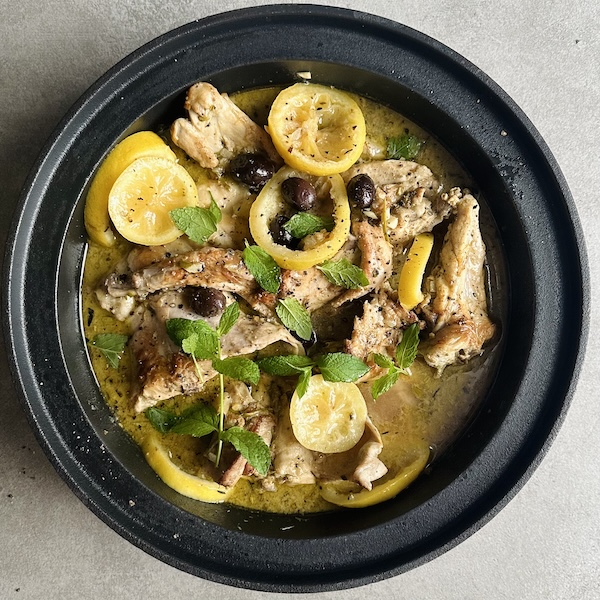Zitronen-Hähnchen-Tajine