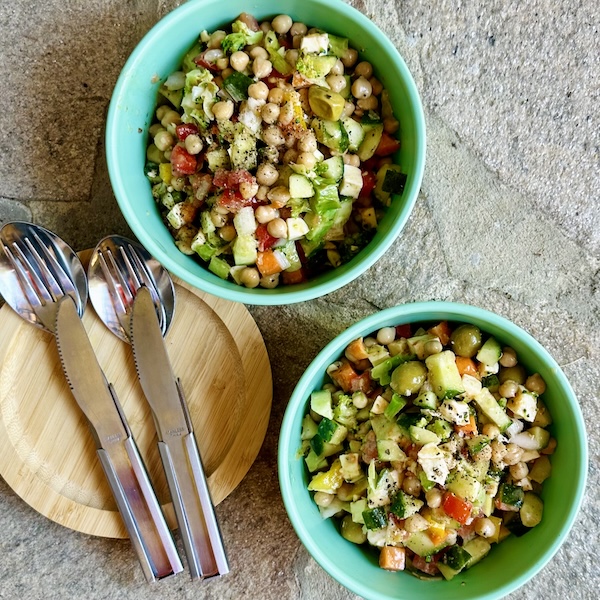 Strand-Salat zum Mitnehmen