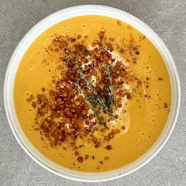 Süsskartoffelsuppe in schnell