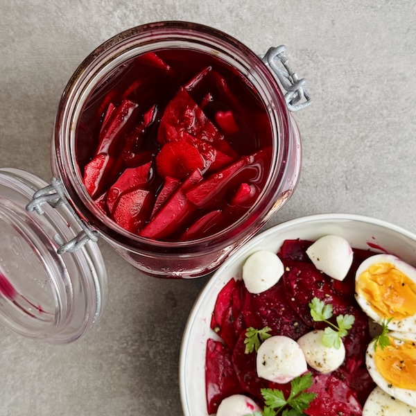 Fermentierte Rote Bete mit Meerrettich