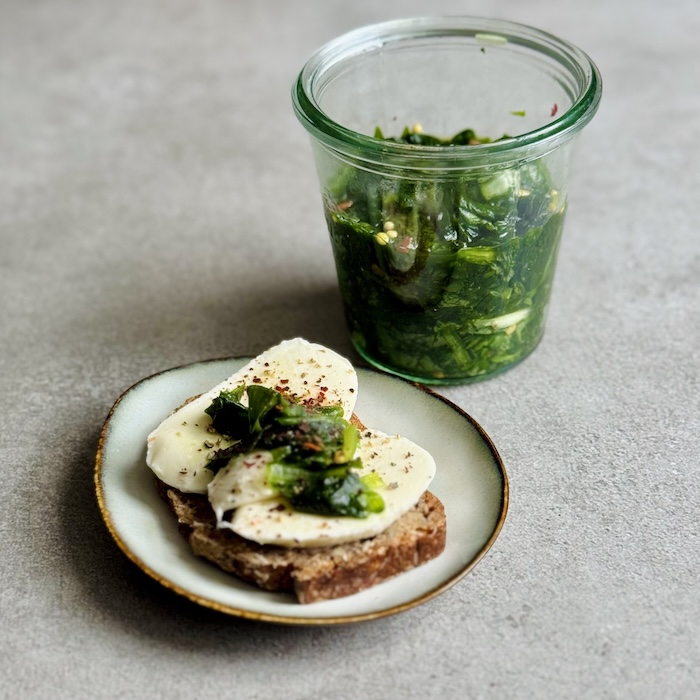 Fermentierter Bärlauch
