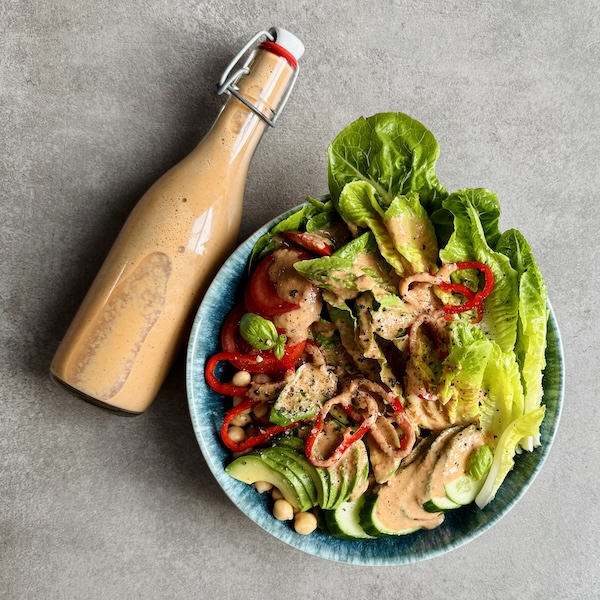 Leichtes wie Mayo-Salat-Dressing